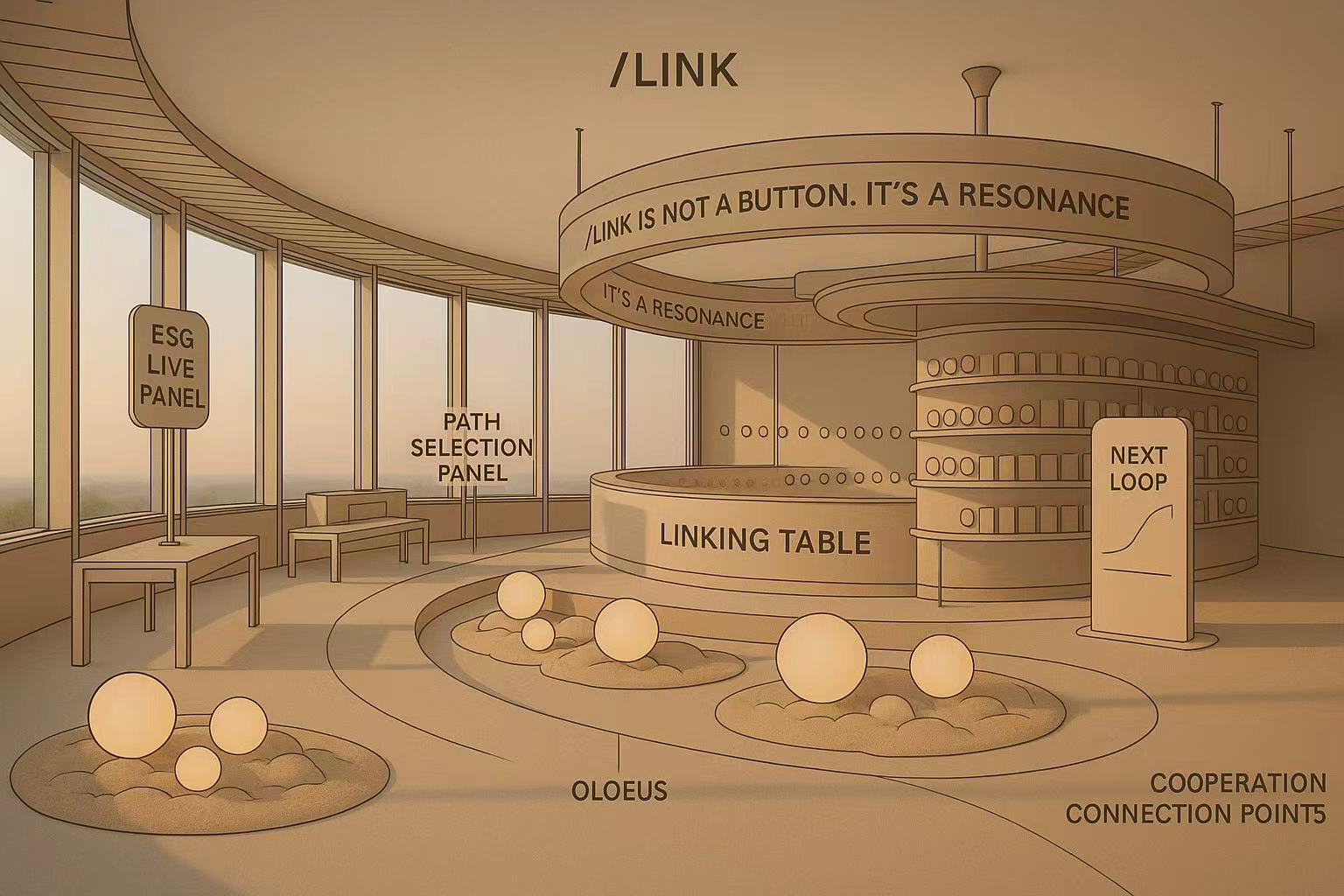 可持续未来概念图